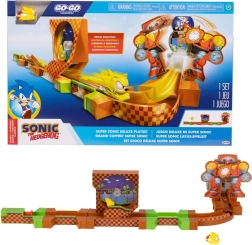 Sonic Go Go Racers Deluxe zestaw wyścigowy z mini pojazdem