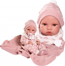 Erika - Realistyczna Lalka Niemowlę z Całowinylowym Ciałem 42 cm