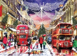 Puzzle Świąteczne Regent Street XL 500 elementów GIBSONS
