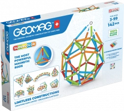 Geomag Supercolor zestaw konstrukcyjny 142 elementy z plastiku z recyklingu