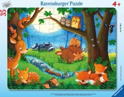 Ravensburger puzzle zwierzątka przed snem