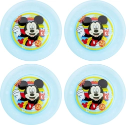 Zestaw dziecięcych talerzyków Mickey Mouse (4 szt.)