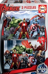 Puzzle EDUCA AVENGERS – Zjednoczenie 2×100 elementów