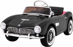 Dziecięcy elektryczny samochód BMW 507 retro, czarny roadster