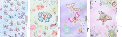 pamiętnik Motyl z zamkiem 13x18 cm