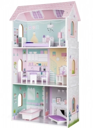 Drewniany domek dla lalek Jagodowa Residence od Ecotoys