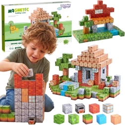 Magnetyczne klocki konstrukcyjne Woopie World of Blocks, 108 elementów