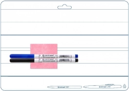 CENTROPEN suchościeralna tabliczka A4 dwustronna z 2 markerami i ściereczką