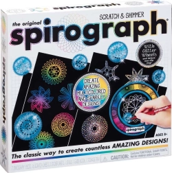 Spirograph Scratch & Shimmer kreatywny zestaw do mandali