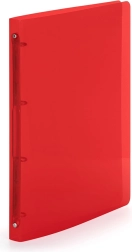 Segregator A4 czteropierścieniowy czerwony
