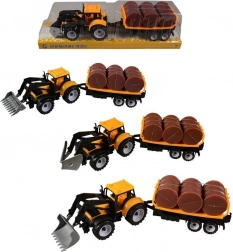 Traktor z przyczepą na napęd cierny