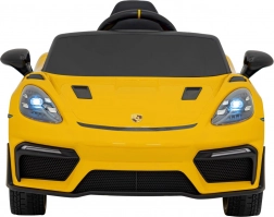 Dziecięcy samochód elektryczny Porsche 718 Spyder RS – żółta