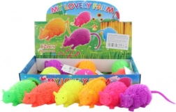 Kudłata świecąca mysz – gumowa zabawka dla dzieci