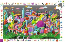 Djeco puzzle obserwacyjne Crazy Town 200 elementów