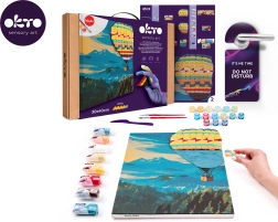 OKTO obraz Malowanie i modelowanie 3D Lot balonem 30 × 40 cm