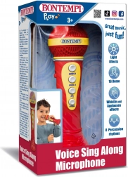 Mikrofon karaoke z efektami świetlnymi