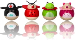 Niewywracająca się drewniana żabka Goki