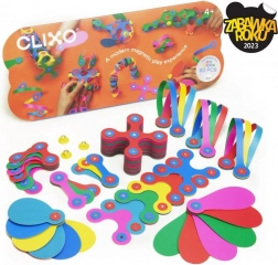 Clixo Super Rainbow magnetyczna układanka 60 sztuk
