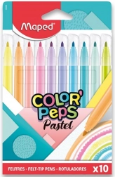Maped flamastry Color'Peps pastelowe, zestaw 10 szt.