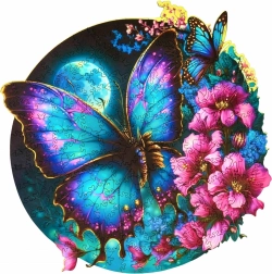 drewniane puzzle motyl 500 elementów ESC WELT