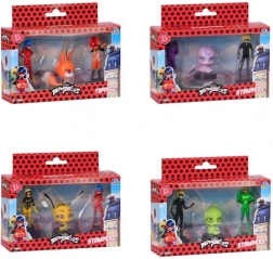 Miraculous Ladybug stemple 3 sztuki figurka