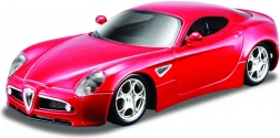 Bburago Alfa Romeo 8C Competizione czerwony model