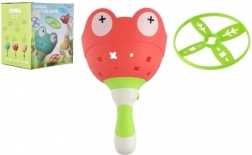 Akcyjna zabawka Żaba z wystrzeliwanymi wirnikami