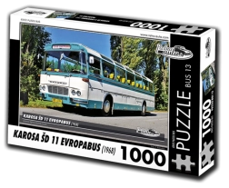 Puzzle Retro-Auta BUS Karosa ŠD 11 Evropabus 1000 elementów
