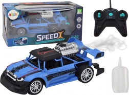 RC auto 1:20 z efektem dymu i światłami – niebieskie