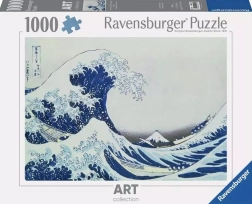 Puzzle Ravensburger Art Collection: Wielka fala u wybrzeży Kanagawy 1000 elementów