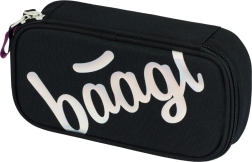 Szkolny piórnik etui metaliczny holo