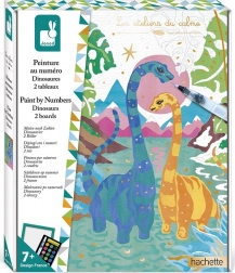 Malowanie po numerach – dinozaury od JANOD