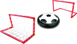 powietrzny futbol ze świetlnymi efektami i bramkami 18 × 18 cm