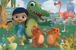 Trefl puzzle Wissper i zwierzęcy przyjaciele maxi 24 elementy