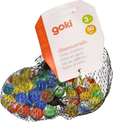 Szklane kulki Kocie Oko 50 szt.