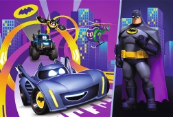 Puzzle 60 elementów - Batman i jego pojazdy