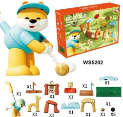 Mega zestaw golfowy ze zwierzątkami i piankową matą dla dzieci