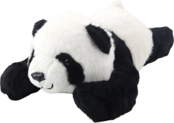 Pluszowa leżąca panda 30 cm czarno-biała