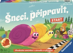 Ravensburger ślimaki, na miejsca, start! – gra wyścigowa dla dzieci