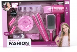 Dziecięcy salon fryzjerski z 12 akcesoriami