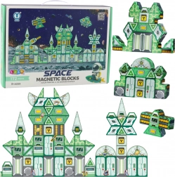 Magnetyczne klocki Kosmos Stacja 4D 172 elementy