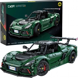 Klocki CaDA samochód sportowy LOTUS Exige Cup 430 1:8, ciemnozielony, 3730 elementów