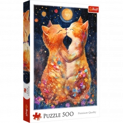 Puzzle 500 elementów – pocałunek w blasku księżyca Trefl