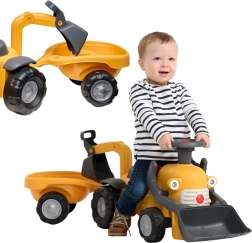 Falk jeździk–koparka Marcel z przyczepką