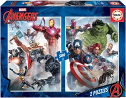 Educa Puzzle Avengers 2x500 elementów
