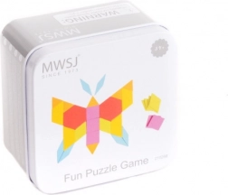 MWSJ drewniany tangram zwierzątka