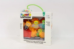 TOMY Lamaze grzechotki na ręce i nóżki (zestaw skarpetek i opaski)