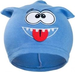 dziecięca jesienna czapeczka New Baby uśmieszek jasnoniebieska 110 (4–5 lat)