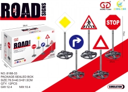 Mega zestaw dziecięcych znaków drogowych