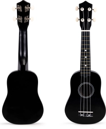Dziecięce drewniane ukulele z 4 nylonowymi strunami ECOTOYS